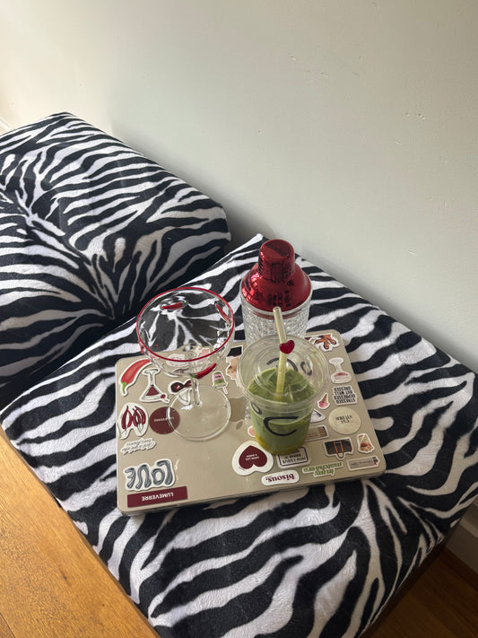 Heart straw set of four