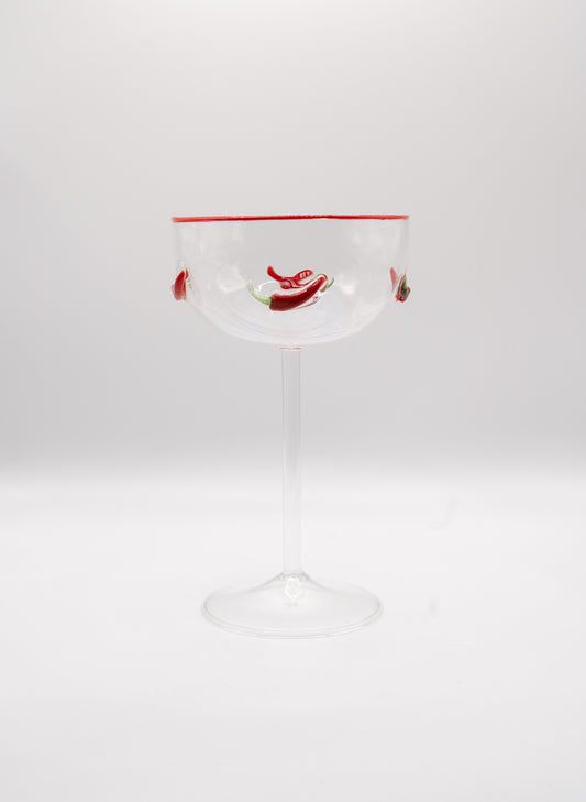 Chili Cocktail Glass set of two