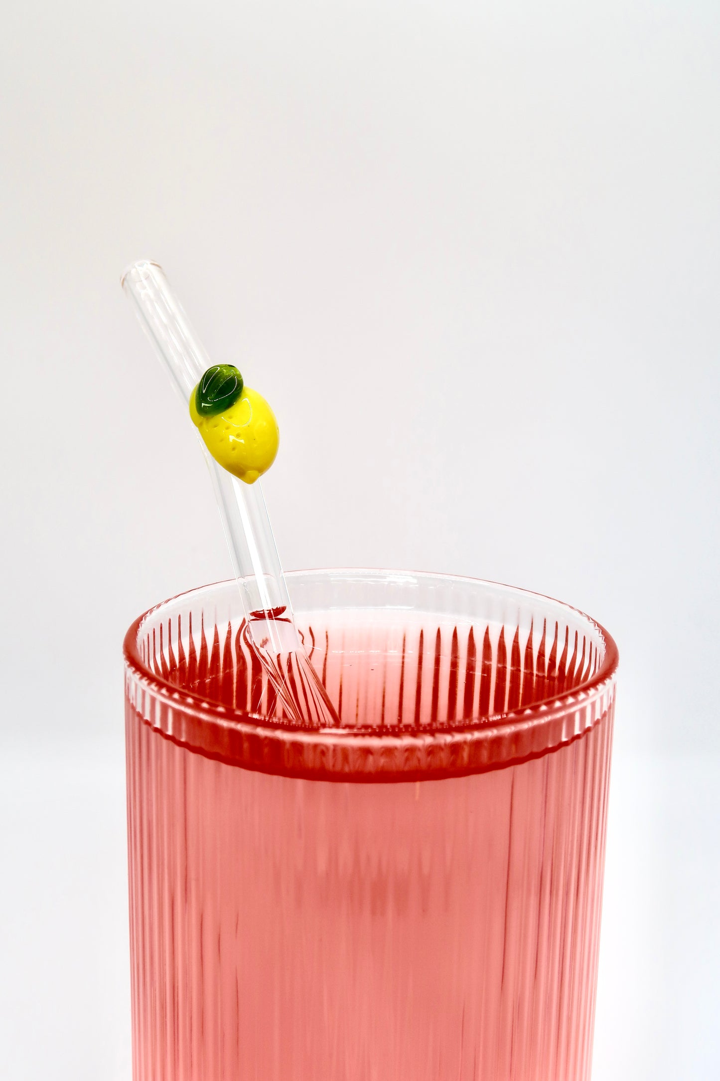 Glass Straw Pineapple & Lemon