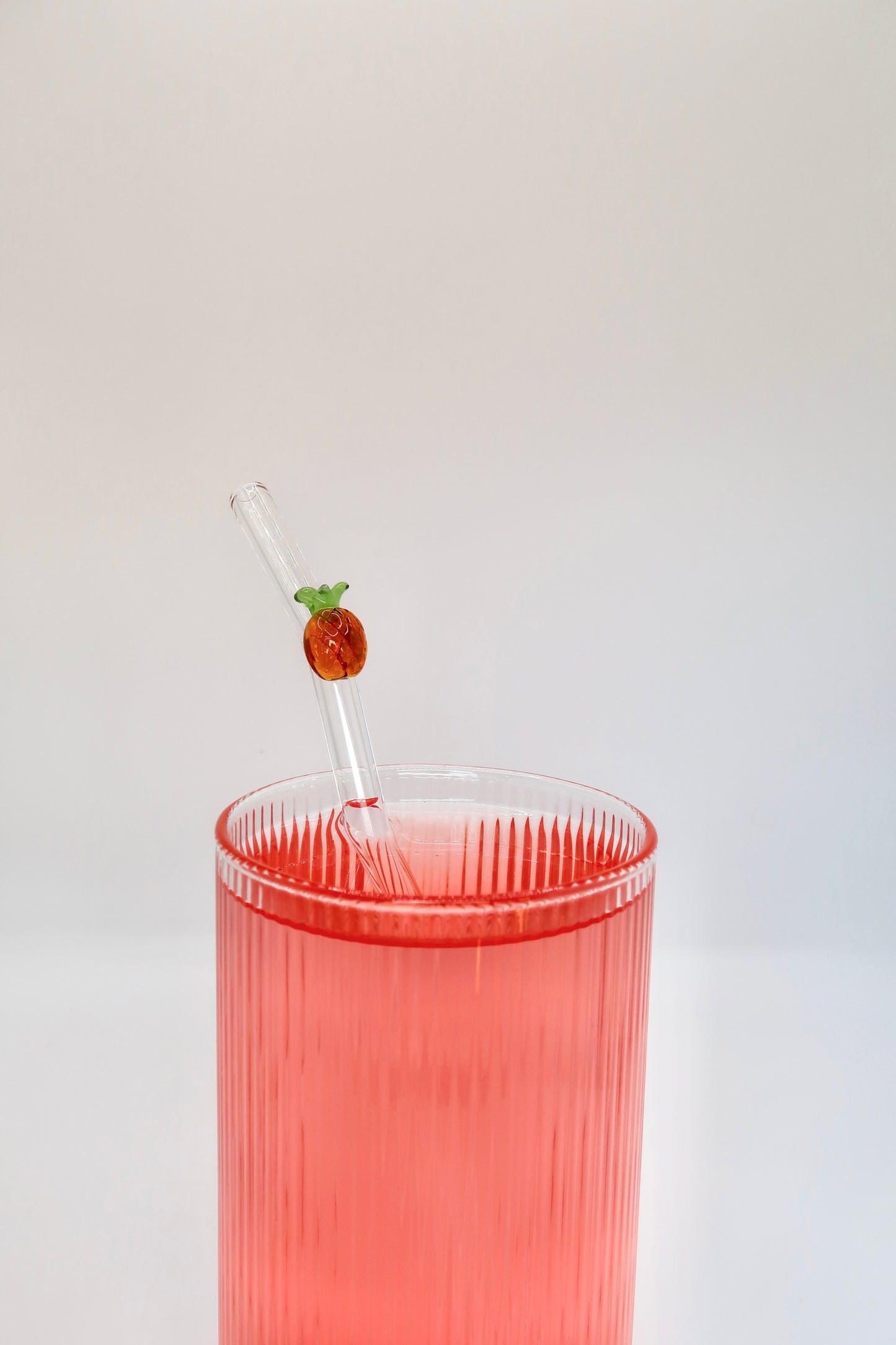 Glass Straw Pineapple & Lemon