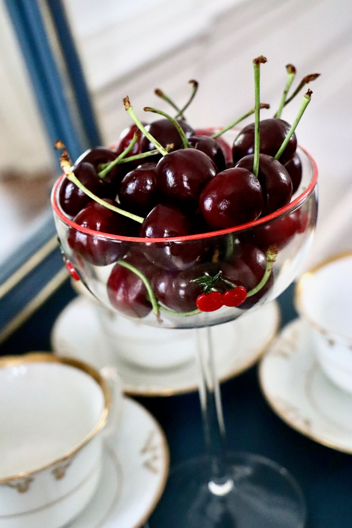 Cherry Cocktail Glass Set of two