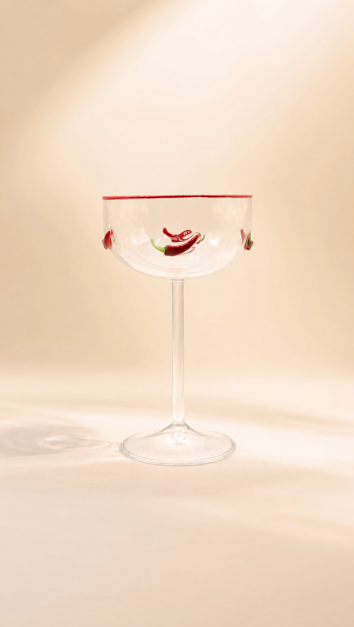 Chili Cocktail Glass set of two