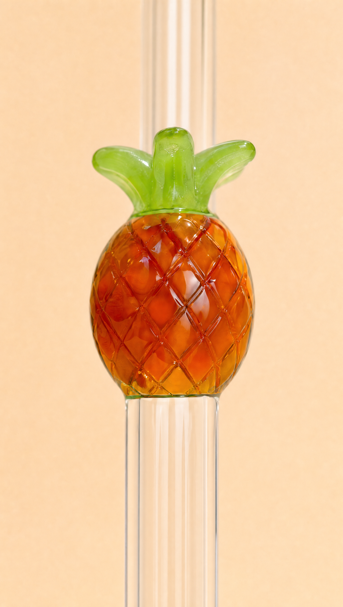 Pineapple & Lemon straw set of four