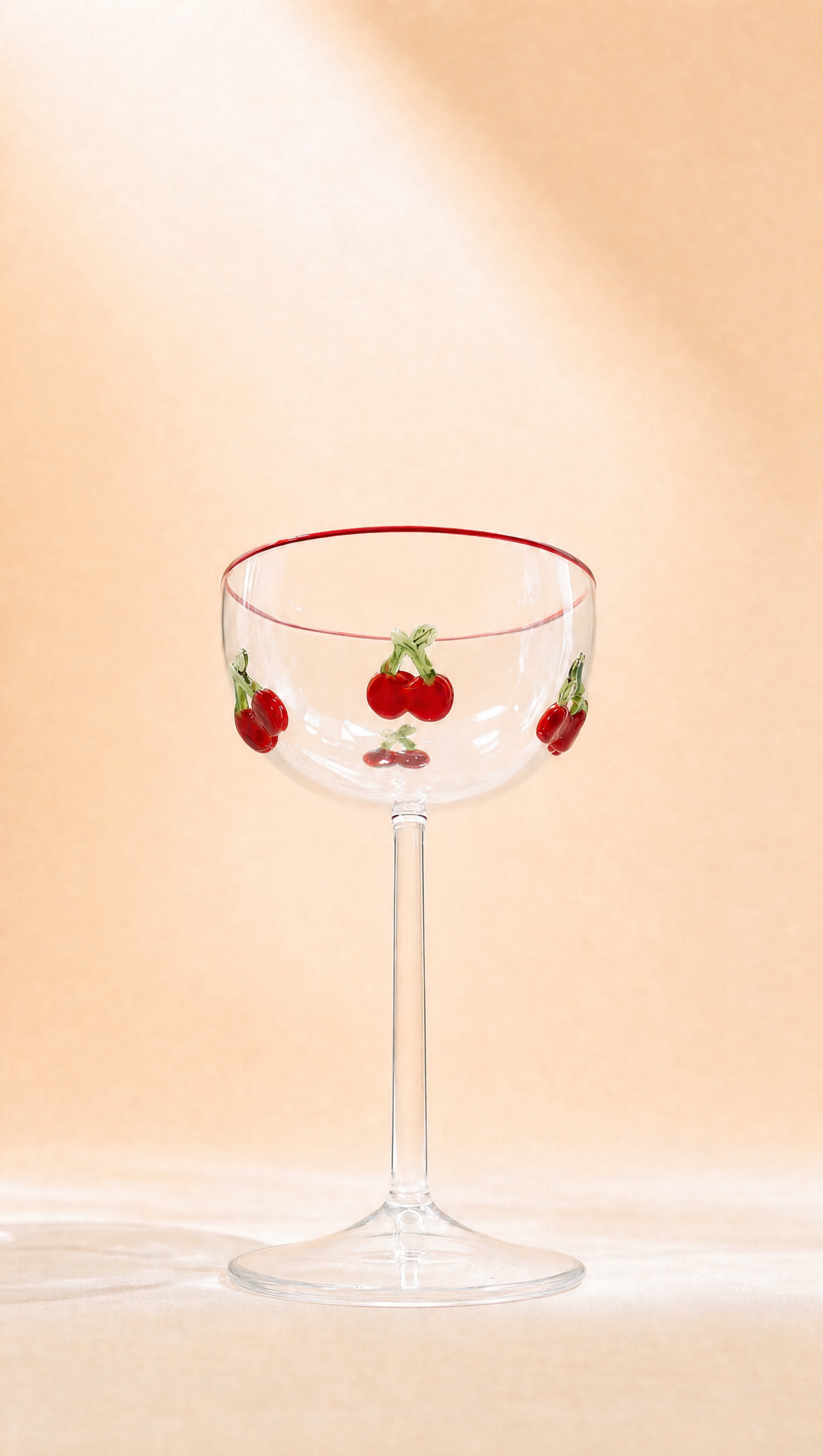 Cherry Cocktail Glass Set of two