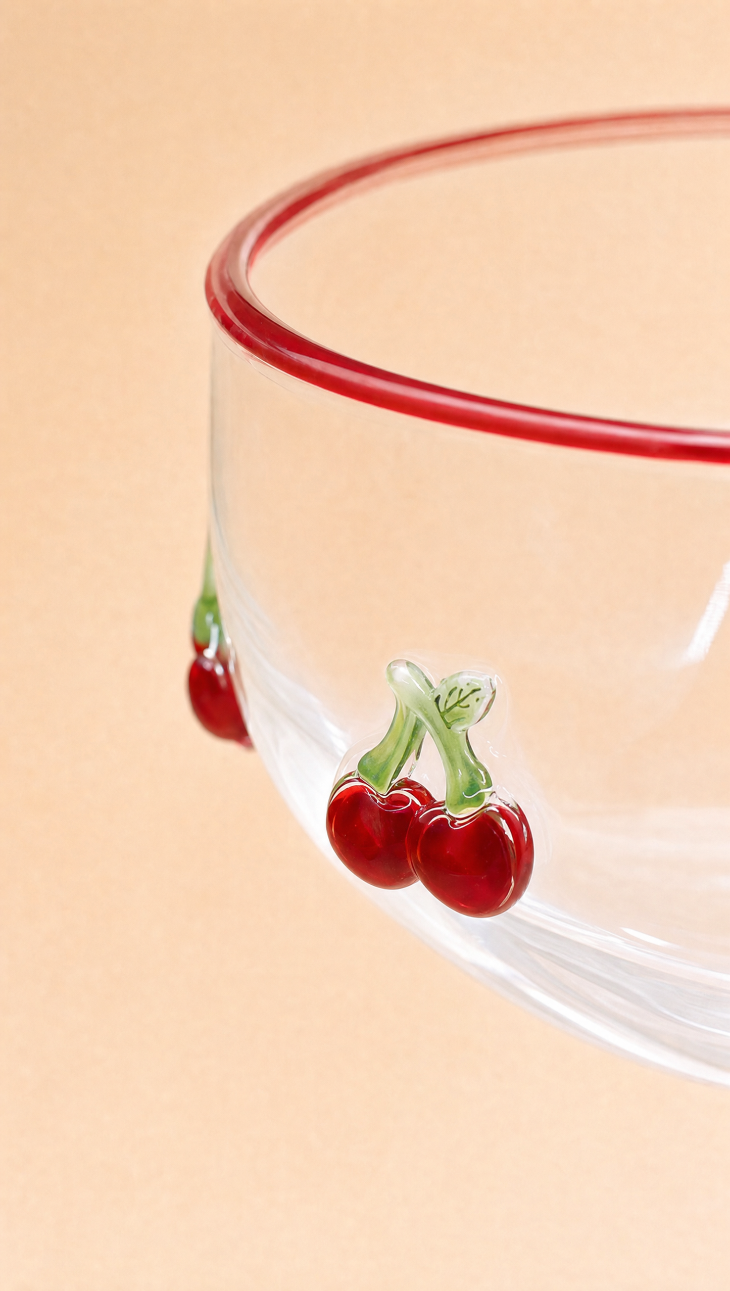 Cherry Cocktail Glass Set of two